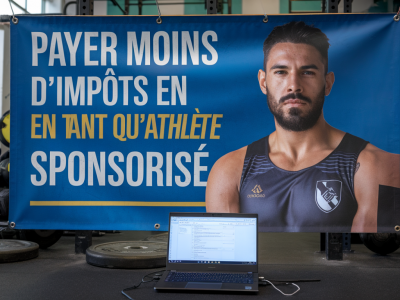 Payer moins d'impôts en tant qu'athlète sponsorisé : astuces légales